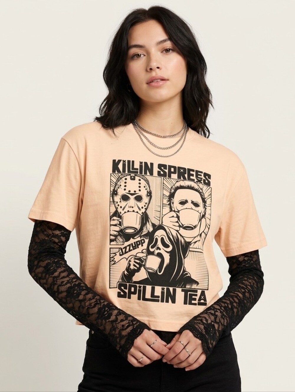 Women's "Killin' Spree" Graphic Crop Tee